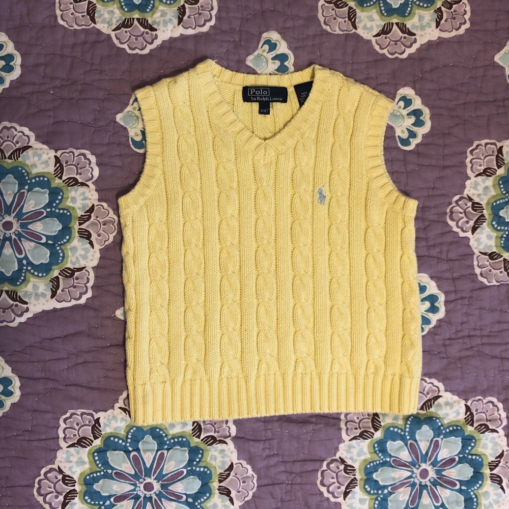 Boys Polo by Ralph Lauren Vest, Size 4T